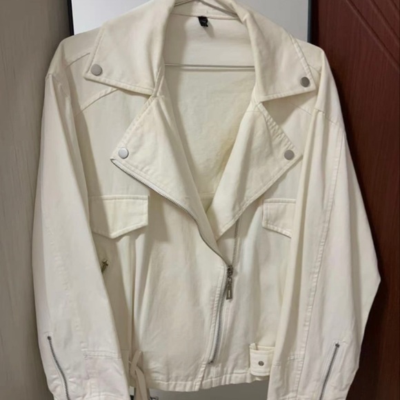 Women's Cream Jacket - Picture 1 of 4